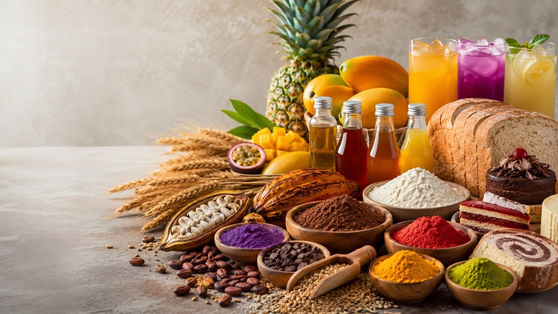 نمونه مواد اولیه و محصولات صنایع غذایی